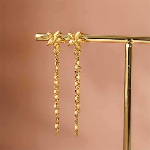 Come presentare orecchini in acciaio inossidabile