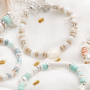 Come realizzare bracciali e collane estive con diverse perline in ceramica greca DQ 