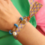 Crea braccialetti colorati con chiusure con perline scorrevole con smalto