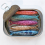 Ispirazione con le sardine DQ in ceramica 