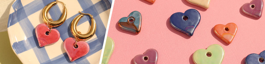 Perline di ceramica greca DQ Perline di ceramica greca DQ