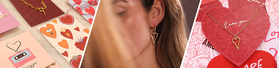 Biglietti gioiello e ciondoli DQ cuore per San Valentino Biglietti gioiello e ciondoli DQ cuore per San Valentino