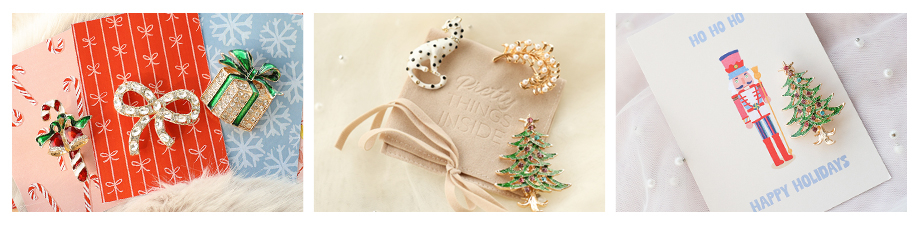 Bella serie di broches, pins & cartoncini per gioielli Bella serie di broches, pins & cartoncini per gioielli