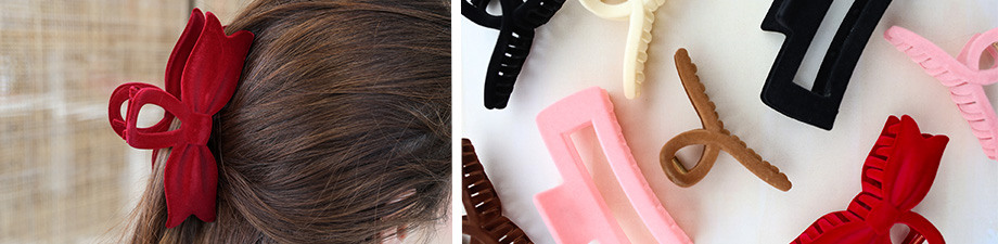 Nuova collezione fermagli per capelli in velluto Nuova collezione fermagli per capelli in velluto
