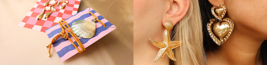 Nuova collezione di orecchini alla moda Nuova collezione di orecchini alla moda