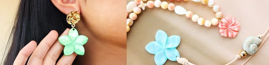 Nuova collezione di perline di conchiglia Nuova collezione di perline di conchiglia