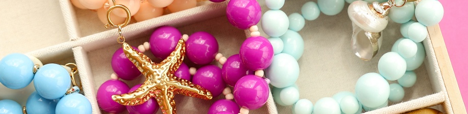 Nuova collezione di perline acriliche grandi e rotonde