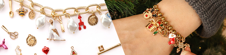 Nuova collezione di ciondoli in metallo