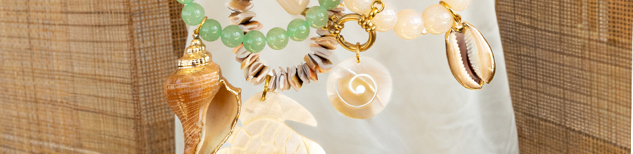Nuova serie di ciondoli con conchiglie vere
