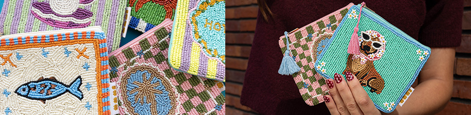 Nuova collezione di bustine con perline BY31&reg; fatte a mano